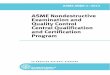 ASME Nondestructive Examination and Quality Control 