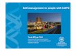 Self-management in people with COPD