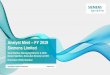 Analyst Meet FY 2019 Siemens Limited