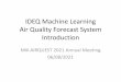 IDEQ Machine Learning Air Quality Forecast System Introduction