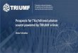 Prospects for THz/Infrared photon source powered by TRIUMF 