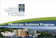 Physician Assistant Program - OHSU