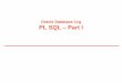 Oracle Database 11g PL SQL Part I