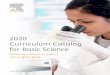 2020 Curriculum Catalog for Basic Science - Elsevier