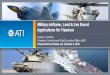 Military Airframe, Land & Sea Based Applications for Titanium