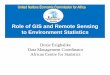 African Centre for Role of GIS and Remote Sensing to 
