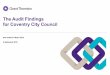 Audit Findings Report 2018-2019 - Coventry