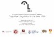 2019 Polish Cognitive Linguistics Association Conference 
