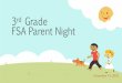3rd Grade FSA Parent Night - Third Grade - Teachers