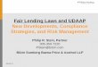 Fair Lending Laws and UDAAP New Developments, Compliance 