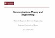 Communications Theory and Engineering