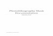 Photolithography Mask Documentation