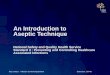 An Introduction to Aseptic Technique