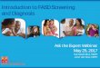 Introduction to FASD Screening and Diagnosis