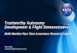 Trustworthy Autonomy Development & Flight Demonstration