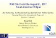 WACCM-X and the August 21, 2017 Great American Eclipse