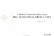 Cricket Communications How Cricket Does Lifeline Right