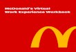 McDonald's Virtual Work Experience Workbook