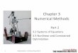 Chapter 3 Numerical Methods