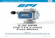 5-30 GPM (19-114 L/min) Fuel Meter