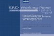 ERD Working Paper No. 64 - ADB