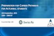 REPARATION FOR CAREER PATHWAYS CTUARIAL STUDENTS