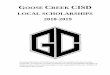 GOOSE CREEK CISD LOCAL SCHOLARSHIPS 2018-2019