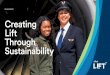 2019 REPORT Creating Lift Through Sustainability