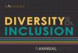 MESSAGE FROM THE CEO AND DIVERSITY & INCLUSION …
