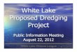 White Lake Proposed Dredging Project
