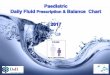 V0.18 Paediatric Daily Fluid Prescription & Balance Chart