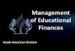 Management of Educational Finances