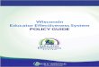 Wisconsin Educator Effectiveness System Policy Guide