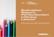 Evaluation Report: Perfectionism Literacy Lesson