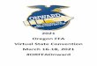 2021 Oregon FFA Virtual State Convention March 16-18, 2021 