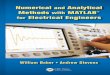 Numerical and Analytical Methods with MATLAB for 