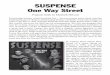 CD 10A: “End of the Road” - 02/06/1947 SUSPENSE One Way …