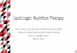 Lipid Logic: Nutrition Therapy