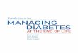 Guidelines for MANAGING DIABETES