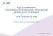 SQA Accreditation: Accreditation and Regulation of 