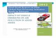 5. Impact of vehicle emission on air pollution in Addis 