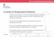 A Guide for Respondent Solicitors - GOV.UK