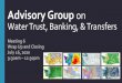 Water Trust, Banking, & Transfers