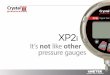 XP2i not like other pressure gauges
