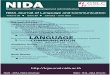 NIDA Journal of Language and Communication