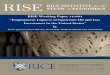 RISE RICE INITIATIVE STUDY of ECONOMICS for the