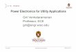 Power Electronics for Utility Applications