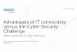 Advantages of IT connectivity versus the Cyber Security 