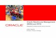 Oracle Warehouse Management (WMS) and RFID