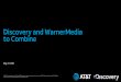 Discovery and WarnerMedia to Combine